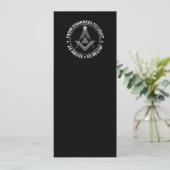 Freemasonsymbool Kaart (Staand voorkant)