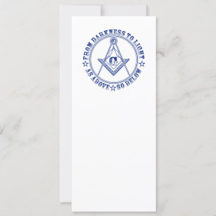 Freemasonsymbool Kaart