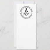 Freemasonsymbool Kaart (Achterkant)