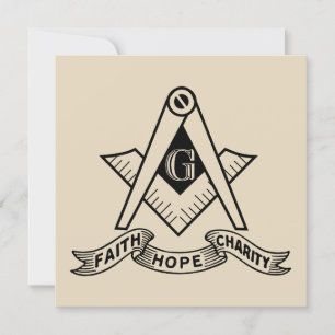Freemasonsymbool Kaart