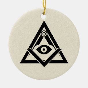 Freemasonsymbool Keramisch Ornament