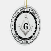 Freemasonsymbool Keramisch Ornament (Rechts)