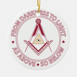 Freemasonsymbool Keramisch Ornament