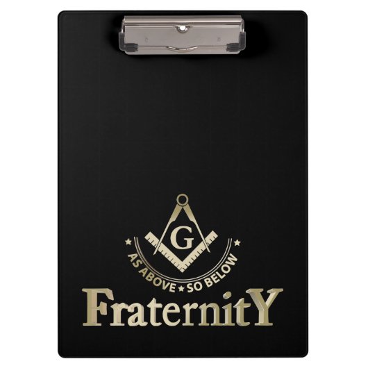 Freemasonsymbool Klembord (Voorkant)