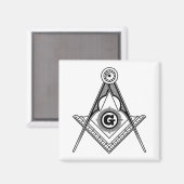 Freemasonsymbool Magneet (Voorkant / Achterkant)
