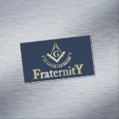 Freemasonsymbool Magnetisch Visitekaartje (Voorbeeld)