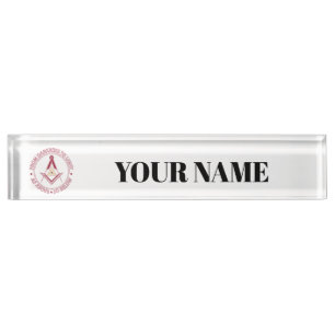 Freemasonsymbool Naambordje