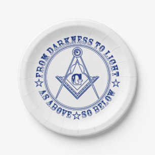 Freemasonsymbool Papieren Bordje