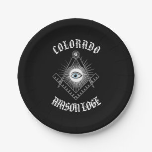 Freemasonsymbool Papieren Bordje