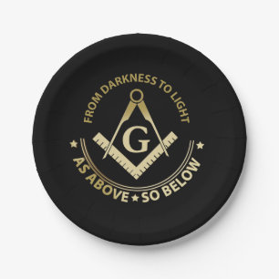 Freemasonsymbool Papieren Bordje
