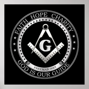 Freemasonsymbool Poster