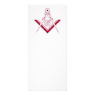 Freemasonsymbool Reclamekaart