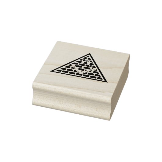 Freemasonsymbool Rubberstempel (Stempel)