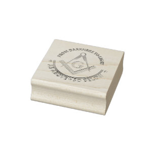 Freemasonsymbool Rubberstempel
