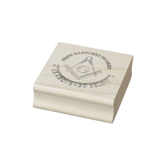 Freemasonsymbool Rubberstempel (Stempel)