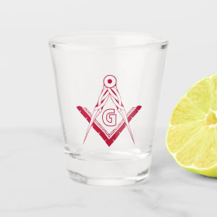 Freemasonsymbool Shot Glas
