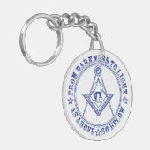 Freemasonsymbool Sleutelhanger (Voorkant Links)