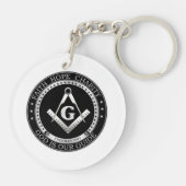 Freemasonsymbool Sleutelhanger (Achterkant)