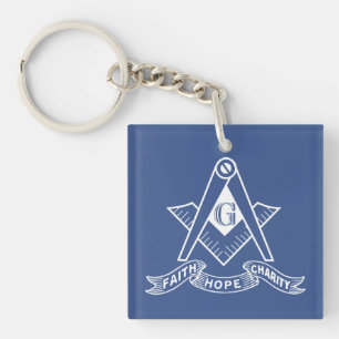 Freemasonsymbool Sleutelhanger