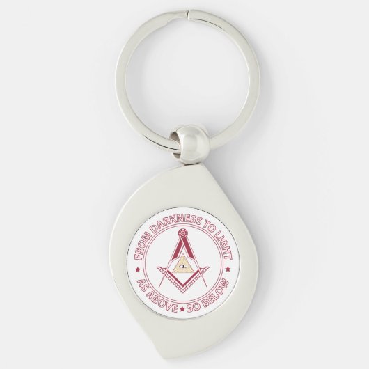 Freemasonsymbool Sleutelhanger (Voorkant)