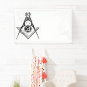 Freemasonsymbool Spandoek (Insitu)