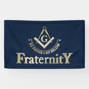 Freemasonsymbool Spandoek