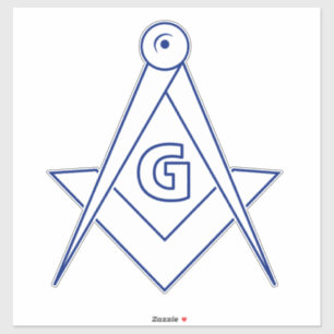 Freemasonsymbool Sticker