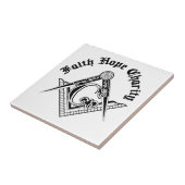 Freemasonsymbool Tegeltje (Zijkant)