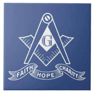 Freemasonsymbool Tegeltje