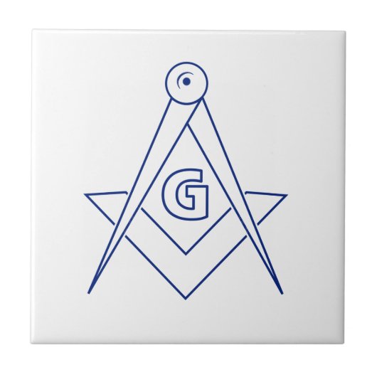 Freemasonsymbool Tegeltje (Voorkant)