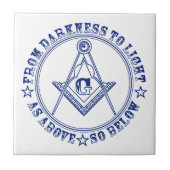 Freemasonsymbool Tegeltje (Voorkant)