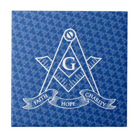 Freemasonsymbool Tegeltje (Voorkant)