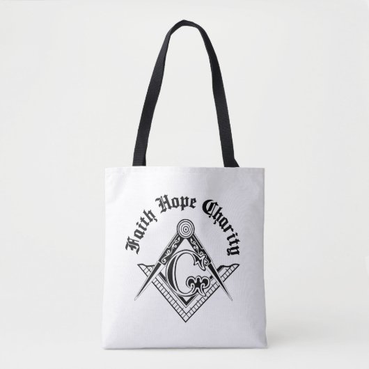 Freemasonsymbool Tote Bag (Voorkant)