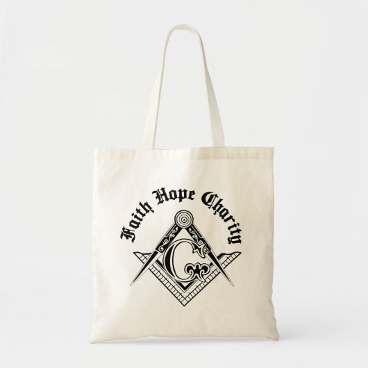 Freemasonsymbool Tote Bag (Voorkant)
