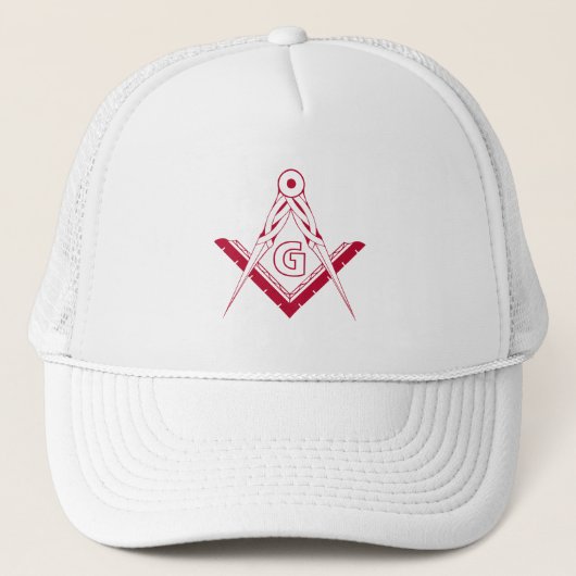 Freemasonsymbool Trucker Pet (Voorkant)