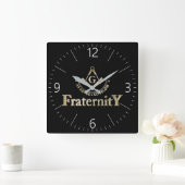 Freemasonsymbool Vierkante Klok (Huis)