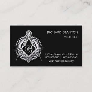 Freemasonsymbool Visitekaartje