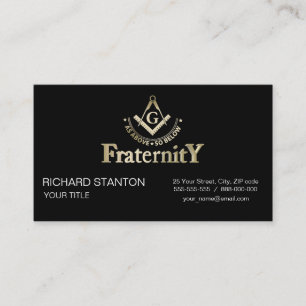 Freemasonsymbool Visitekaartje