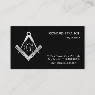 Freemasonsymbool Visitekaartje