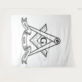 Freemasonsymbool Wandkleed (Voorkant (horizontaal))