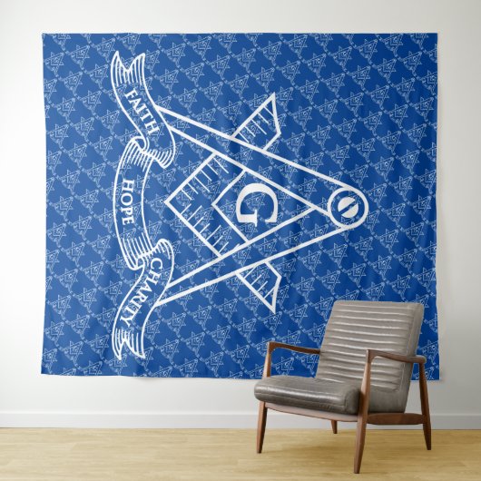 Freemasonsymbool Wandkleed (In Situ (horizontaal))