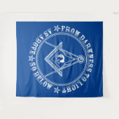 Freemasonsymbool Wandkleed (Voorkant (horizontaal))