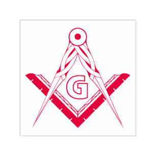 Freemasonsymbool Zelfinktende Stempel