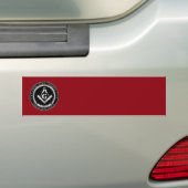 Freemasonzegel Bumpersticker (Op auto)