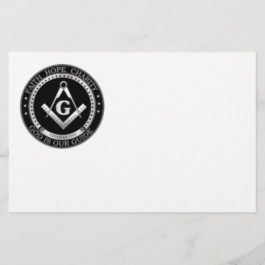 Freemasonzegel Flyer (Voorkant)
