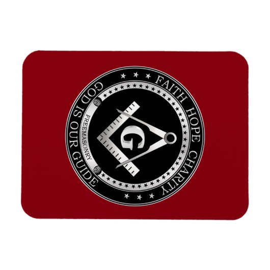 Freemasonzegel Magneet (Horizontaal)