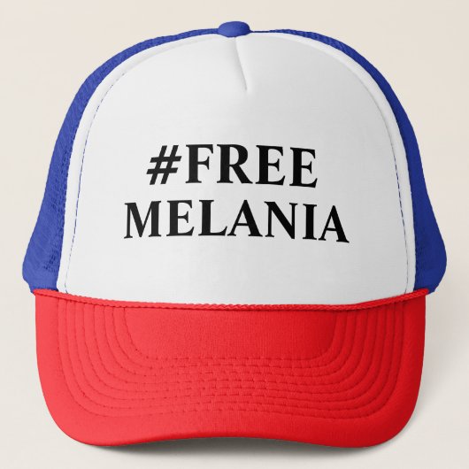 #FreeMelania Trump grappig pet (Voorkant)