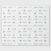 FreenBecky meisjes liefde wrapper Cadeaupapier (Vlak)