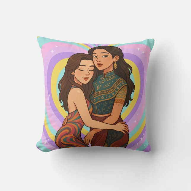 Freenbecky Thai GL Ship Couple Freen & Becky  Kussen (Voorkant)