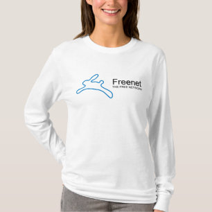 Freenet Bunny-tekst T-shirt